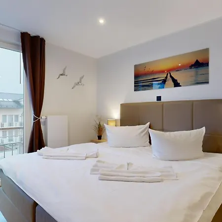 Strandnahe Mit Balkon, Residenz Bel Vital 23, * Binz